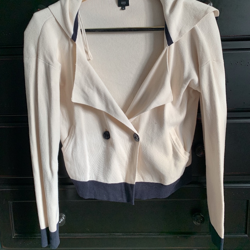 Simon's Medium Double Breasted Cotton Sweater, TWIK
